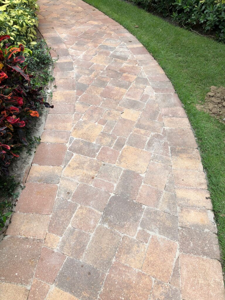 Paver Walkway installation